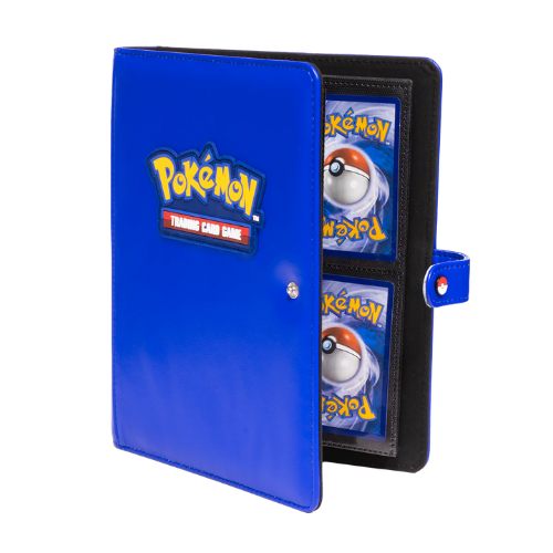 Ultra Pro Pokemon Premium Snap 4-Pocket PRO-Binder - Blue - Deck Out Gaming