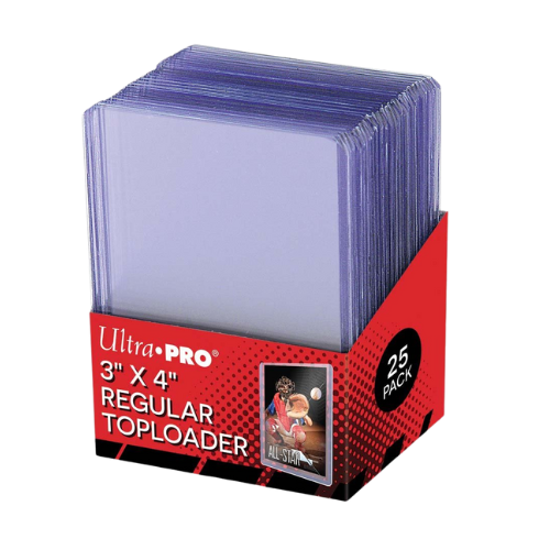 Ultra Pro Regular Toploaders - 3"x4" - 25 Count - Deck Out Gaming