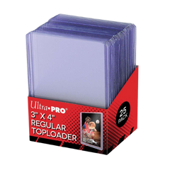 Ultra Pro Regular Toploaders - 3"x4" - 25 Count - Deck Out Gaming