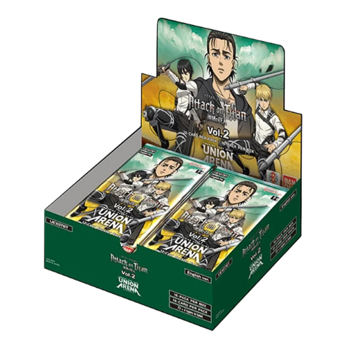 Union Arena - UEX07BT - Attack On Titan Vol.2 - English Booster Box (Limit 1 Per Person)