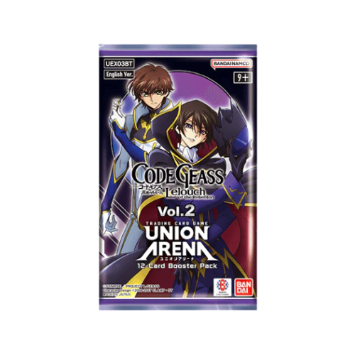 Union Arena UEX03BT Code Geass: LeLouch of the Rebellion Vol.2 English Booster Pack - Deck Out Gaming