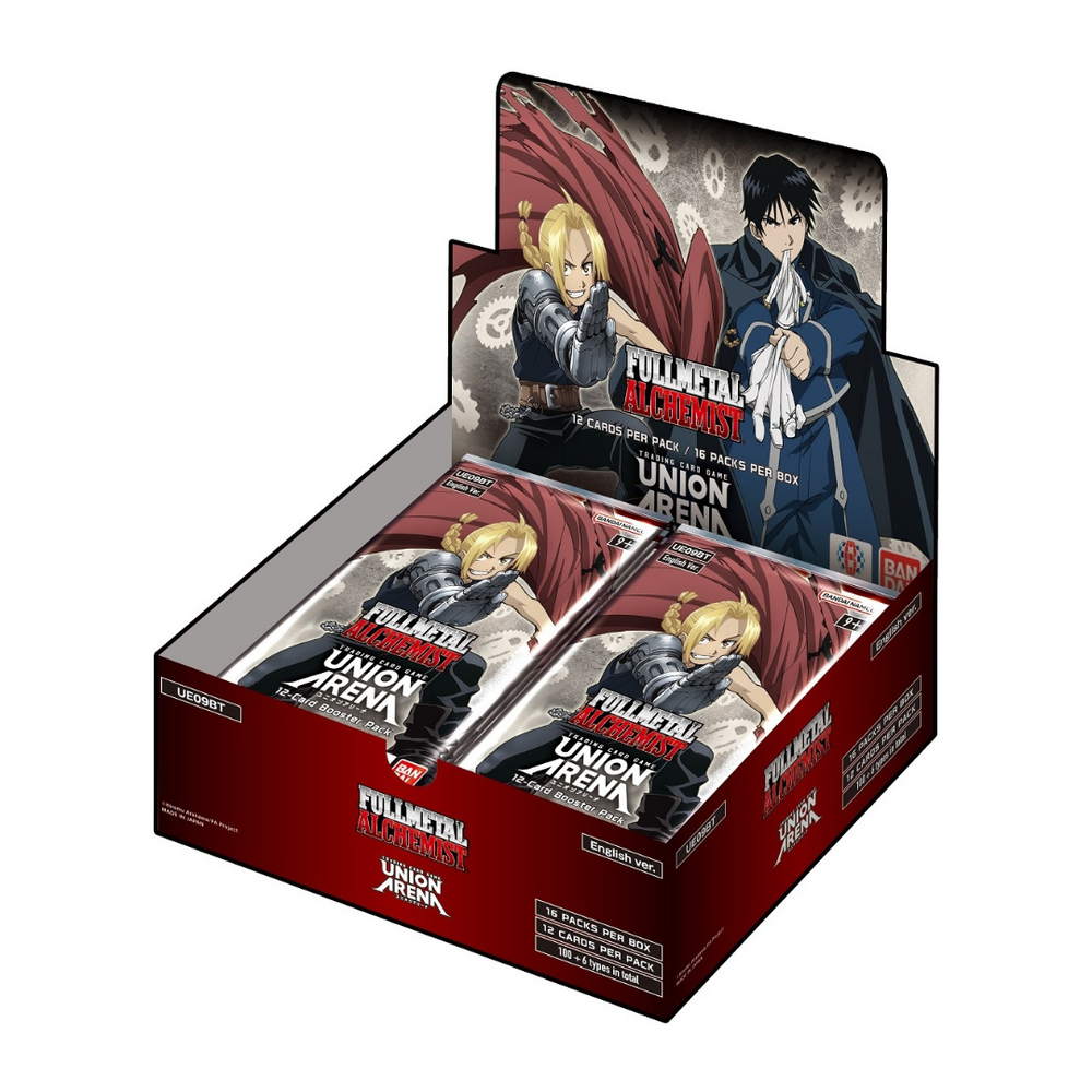 Union Arena UE09BT Fullmetal Alchemist English Booster Box - Deck Out Gaming