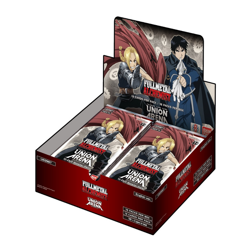 Union Arena UE09BT Fullmetal Alchemist English Booster Box - Deck Out Gaming