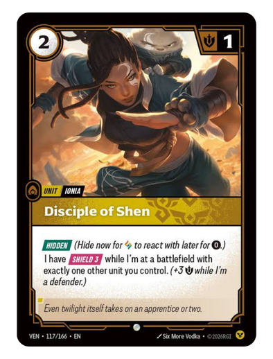Disciple of Shen (117/166) [Vendetta]