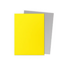 Dragon Shield Standard Size Dual Matte Sleeves - Yellow & Silver - 100 Count - Deck Out Gaming
