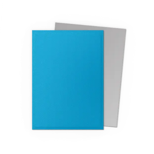 Dragon Shield Standard Size Dual Matte Sleeves - Sky Blue & Silver - 100 Count - Deck Out Gaming