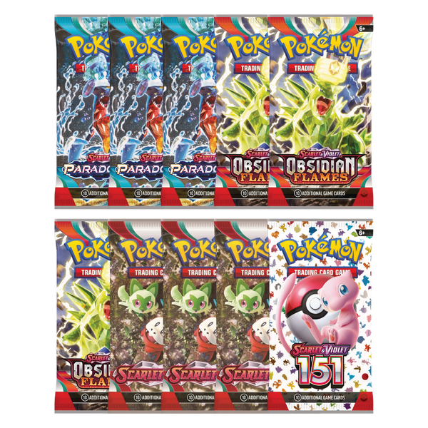 Pokemon SV Variety Pack Bundle 2 - 10 Packs (Random Arts) - Deck Out Gaming