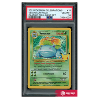 Venusaur - Celebrations Classic Collection - 15 - PSA 10 - 74961025 - Deck Out Gaming