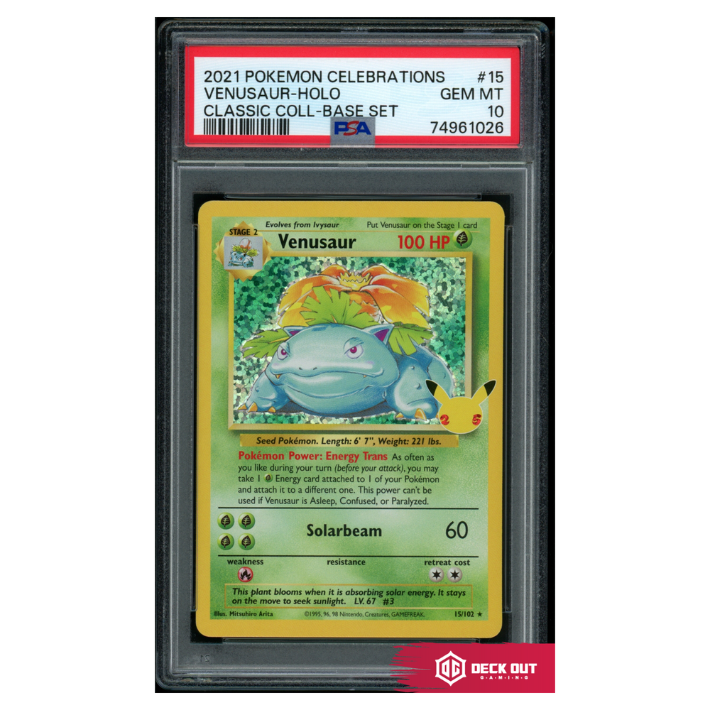 Venusaur - Celebrations Classic Collection - 15 - PSA 10 - 74961026