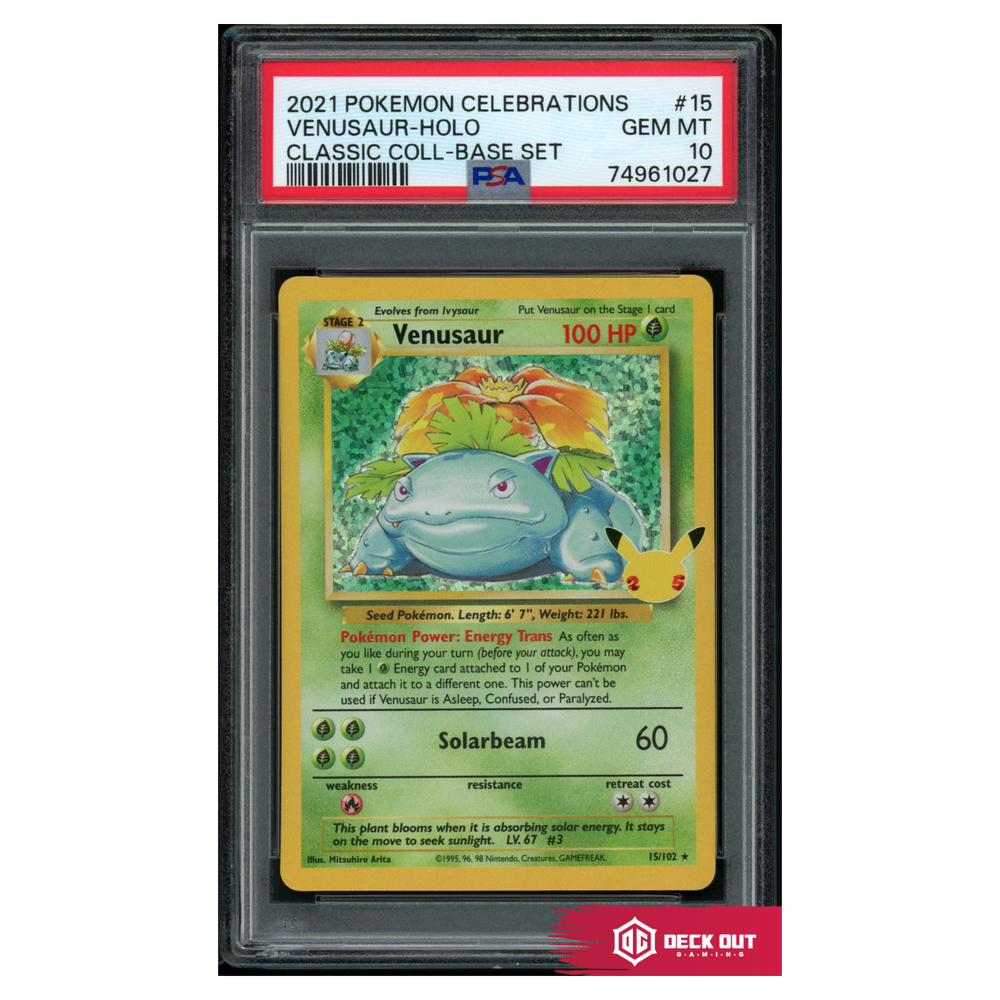 Venusaur - Celebrations Classic Collection - 15 - PSA 10 - 74961027