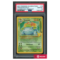 Venusaur - Celebrations Classic Collection - 15 - PSA 10 - 74961027 - Deck Out Gaming