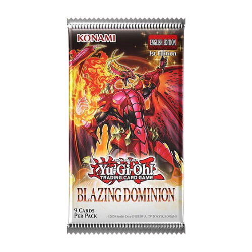 Yu-Gi-Oh - Blazing Dominion Booster Pack - 1st Edition