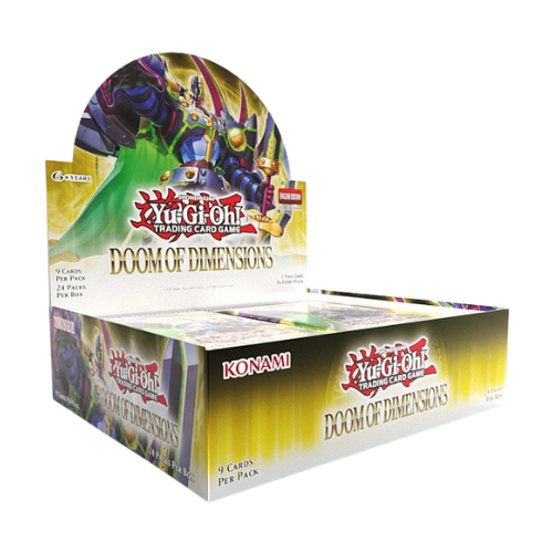 Yugioh Doom of Dimensions Booster Box - 1st Edition (Pre-Order Ships September 26 2025) - Deck Out Gaming