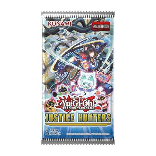 Yugioh Justice Hunters Booster Pack - 1st Edition - Deck Out Gaming