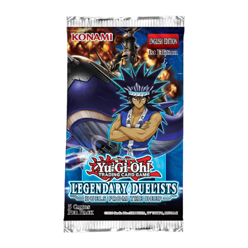 Yugioh Legendary Duelists Duels From The Deep Booster Pack - 1st Edition - Deck Out Gaming