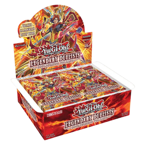 Yugioh Legendary Duelists Soulburning Volcano Booster Box - 1st Edition - Deck Out Gaming