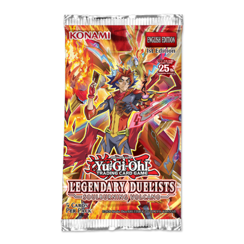 Yugioh Legendary Duelists Soulburning Volcano Booster Pack - 1st Edition - Deck Out Gaming