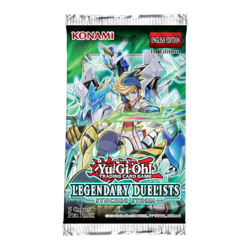 Yugioh Legendary Duelists Synchro Storm Booster Pack - 1st Edition - Deck Out Gaming