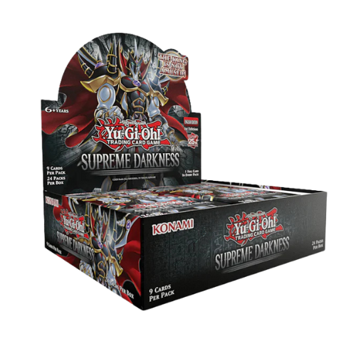 Yugioh Supreme Darkness Booster Box - 1st Edition (Pre-Order Ships January 24 2025) - Deck Out Gaming