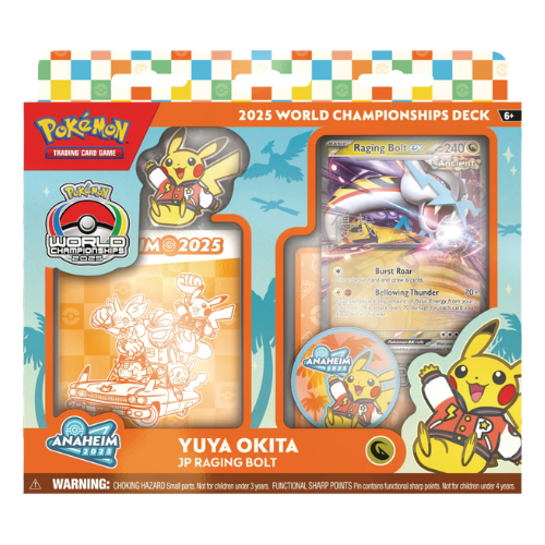 Pokemon - World Championship Decks 2025 - Yuya Okita - P Raging Bolt (Junior Champion) (Ships Friday June 5th)-1