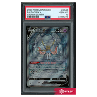 Zacian V - Crown Zenith - GG48 - PSA 10 - 73165278 - Deck Out Gaming