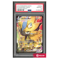 Zeraora VMAX - Crown Zenith - GG42 - PSA 10 - 73165276 - Deck Out Gaming