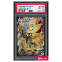 Zeraora VMAX - Crown Zenith - GG42 - PSA 10 - 73964173 - Deck Out Gaming