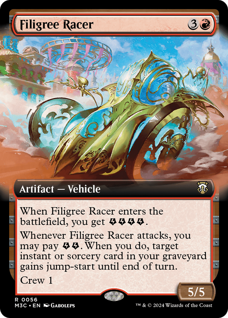 Filigree Racer (Extended Art) (56) [Modern Horizons 3 Commander] - Deck Out Gaming