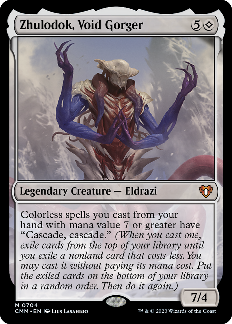 Zhulodok, Void Gorger (704) [Commander Masters] foil - Deck Out Gaming