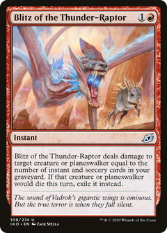 Blitz of the Thunder-Raptor (109) [Ikoria: Lair of Behemoths] foil - Deck Out Gaming