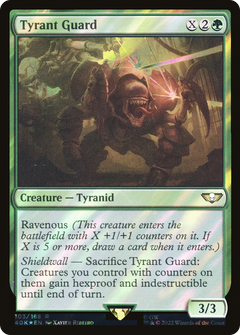 Tyrant Guard (Surge Foil) (103) [Warhammer 40,000 Commander] foil - Deck Out Gaming