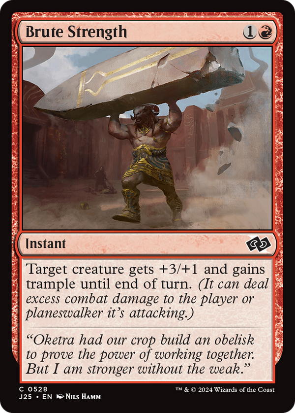 Brute Strength (528) [Foundations Jumpstart] - Deck Out Gaming