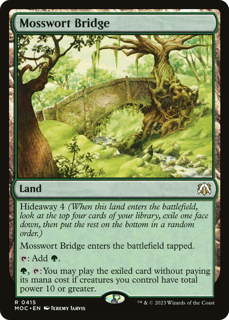Mosswort Bridge (415) [March of the Machine Commander] - Deck Out Gaming