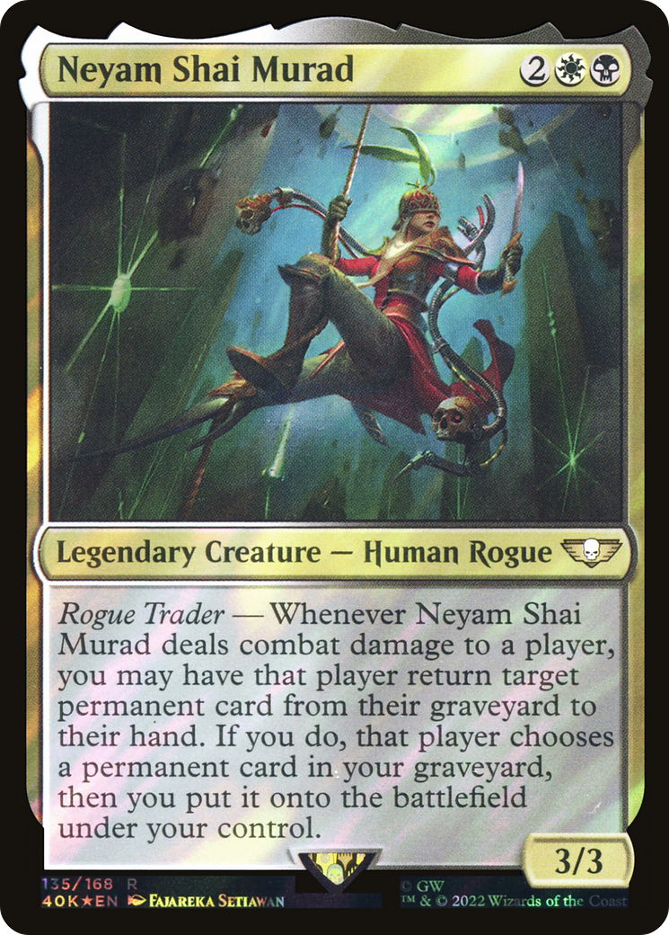 Neyam Shai Murad (Surge Foil) (135) [Warhammer 40,000 Commander] foil - Deck Out Gaming