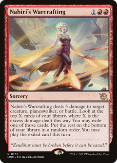 Nahiri's Warcrafting (155) [March of the Machine] foil - Deck Out Gaming