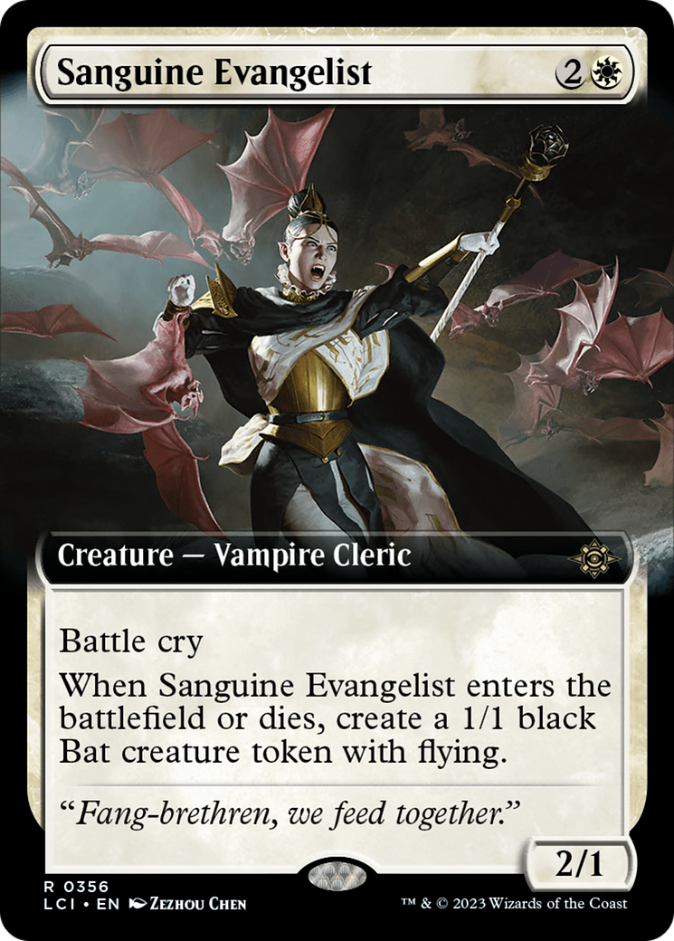 Sanguine Evangelist (Extended Art) (356) [The Lost Caverns of Ixalan] foil - Deck Out Gaming