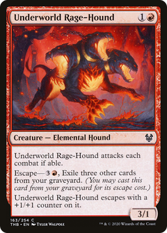Underworld Rage-Hound (163) [Theros Beyond Death] foil - Deck Out Gaming