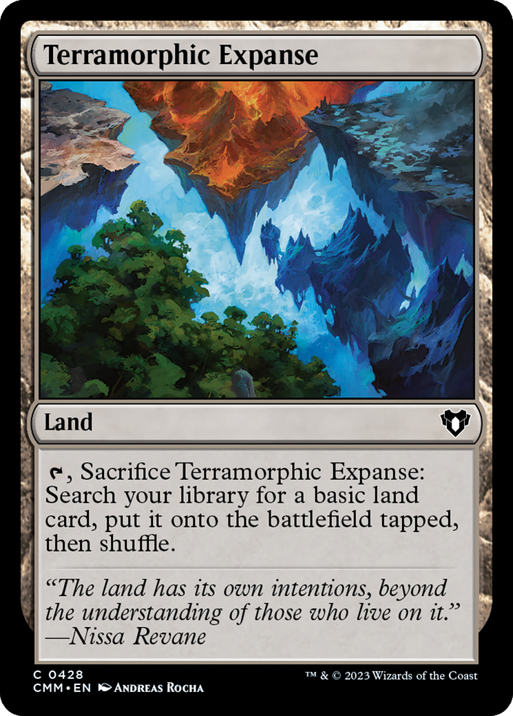 Terramorphic Expanse (428) [Commander Masters] foil - Deck Out Gaming