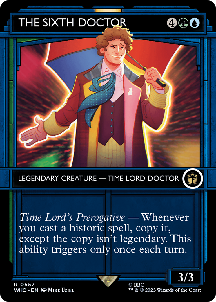 The Sixth Doctor (Showcase) (557) [Doctor Who] foil - Deck Out Gaming