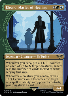 Elrond, Master of Healing (Showcase) (Surge Foil) (810) [The Lord of the Rings: Tales of Middle-earth] foil - Deck Out Gaming