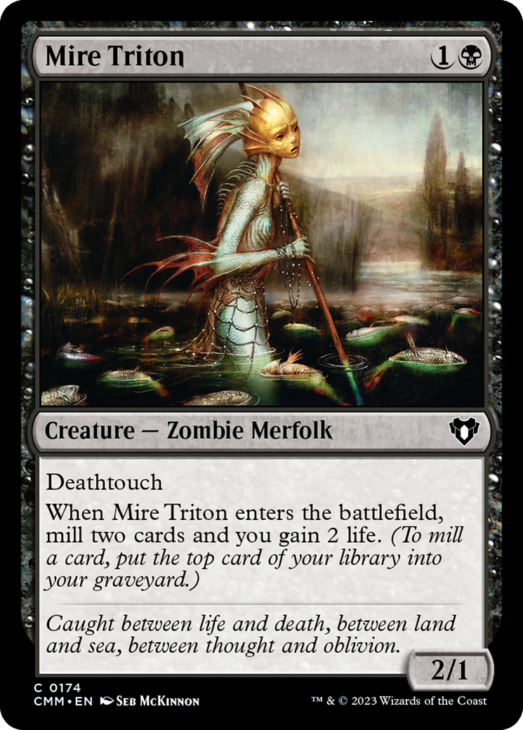 Mire Triton (174) [Commander Masters] foil - Deck Out Gaming