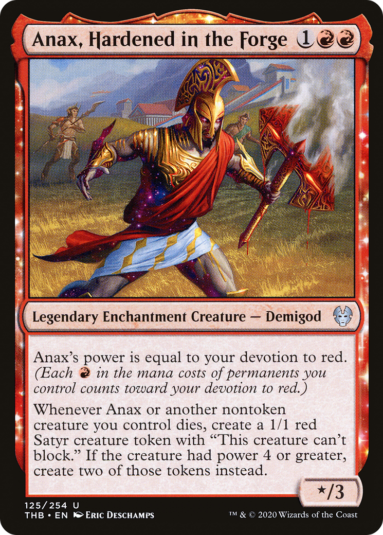 Anax, Hardened in the Forge (125) [Theros Beyond Death] - Deck Out Gaming