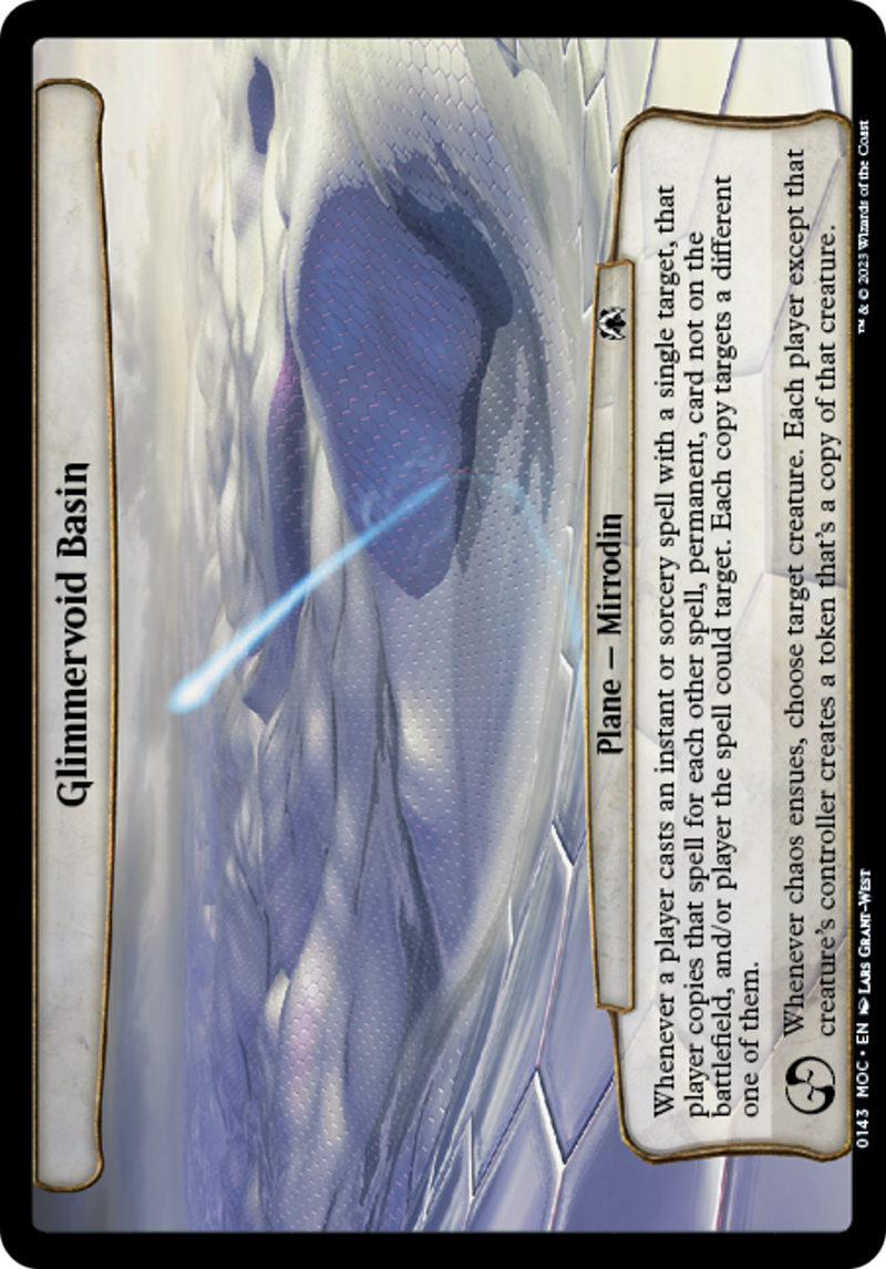 Glimmervoid Basin (143) [March of the Machine Commander] - Deck Out Gaming