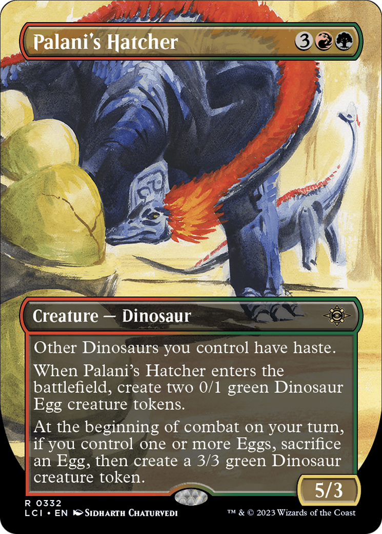 Palani's Hatcher (Borderless) (332) [The Lost Caverns of Ixalan] foil - Deck Out Gaming