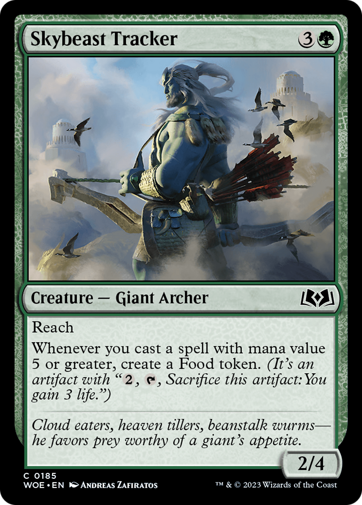 Skybeast Tracker (185) [Wilds of Eldraine] - Deck Out Gaming