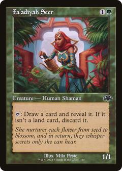 Fa'adiyah Seer (Retro Frame) (340) [Dominaria Remastered] - Deck Out Gaming