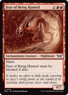 Fear of Being Hunted (134) [Duskmourn: House of Horror] - Deck Out Gaming