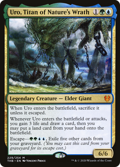 Uro, Titan of Nature's Wrath (229) [Theros Beyond Death] foil - Deck Out Gaming