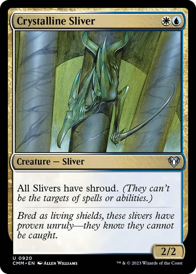 Crystalline Sliver (920) [Commander Masters] - Deck Out Gaming