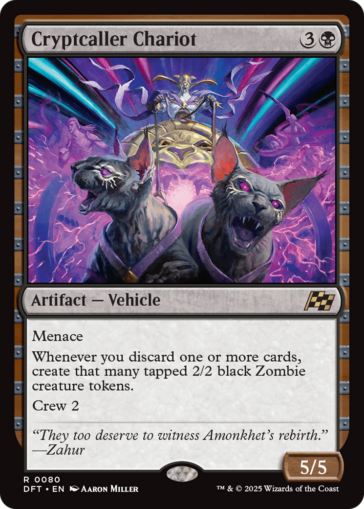 Cryptcaller Chariot (80) [Aetherdrift] - Deck Out Gaming